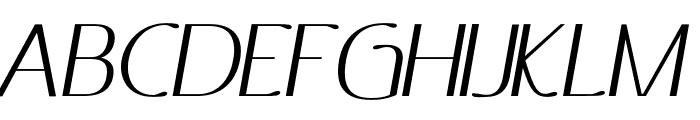 Ottomsan SemiBold Italic Font UPPERCASE