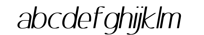 Ottomsan SemiBold Italic Font LOWERCASE