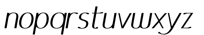 Ottomsan SemiBold Italic Font LOWERCASE