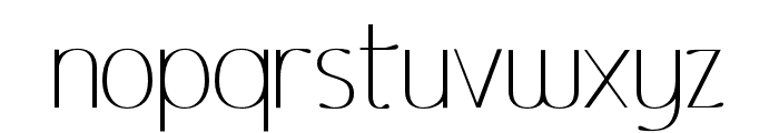 Ottomsan Thin Font LOWERCASE