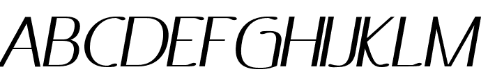 Ottomsan UltraBold Italic Font UPPERCASE