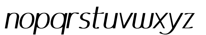 Ottomsan UltraBold Italic Font LOWERCASE
