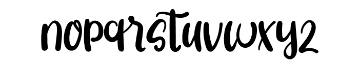 Otturay Font LOWERCASE