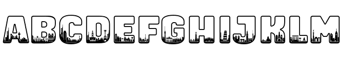 Our City Font UPPERCASE