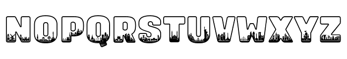 Our City Font UPPERCASE