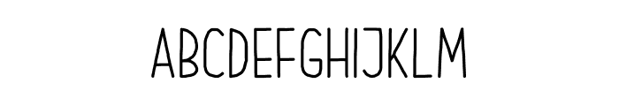 Our Hand Regular Font LOWERCASE