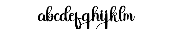 Our Wedding Font LOWERCASE