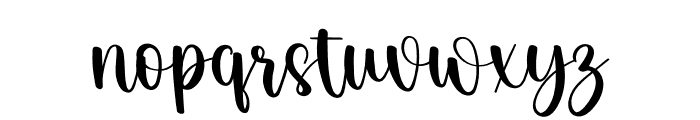 Ourstand Font LOWERCASE