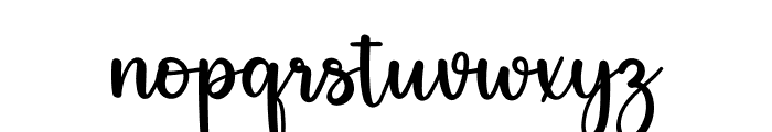 Outdate Font LOWERCASE