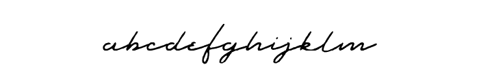 Outdoors Signature Rough Font LOWERCASE