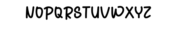 Outfit Cartoon Font LOWERCASE