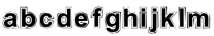 Outgaris Regular Font LOWERCASE
