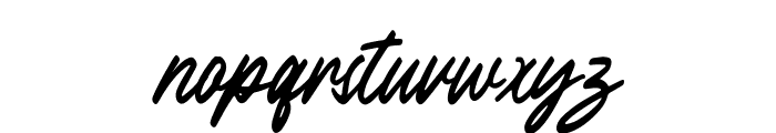 Outlander Slant Font LOWERCASE