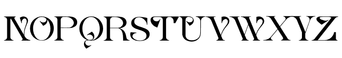 Outlasting Font UPPERCASE