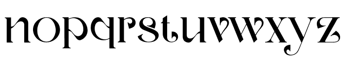 Outlasting Font LOWERCASE