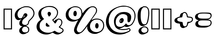 Outline Bubble Regular Font OTHER CHARS