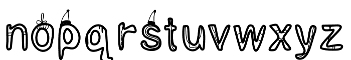 Outline state Font LOWERCASE