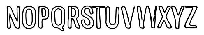 Outline_Caps Font UPPERCASE