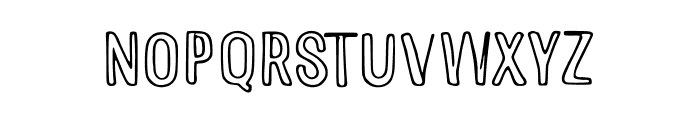 Outline_Caps Font LOWERCASE