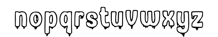Outline_Drip Font LOWERCASE