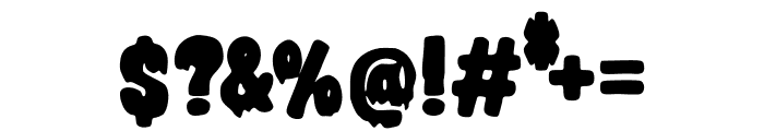 Outlined_Dripping_ Font OTHER CHARS