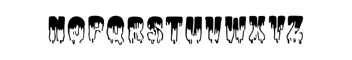 Outlined_Dripping_ Font LOWERCASE