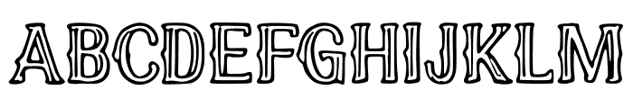Outlined_Goth_Print Font UPPERCASE