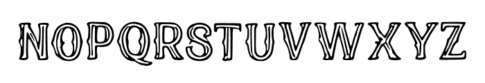 Outlined_Goth_Print Font LOWERCASE