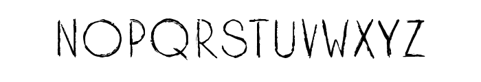 Outright Horror Font LOWERCASE
