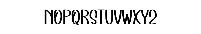 Outside Handmade Font LOWERCASE