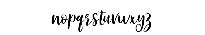 Outside Script Regular Font LOWERCASE