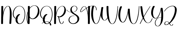 Outside Wedding Font UPPERCASE