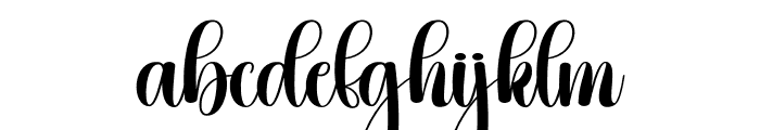 Outtime Font LOWERCASE