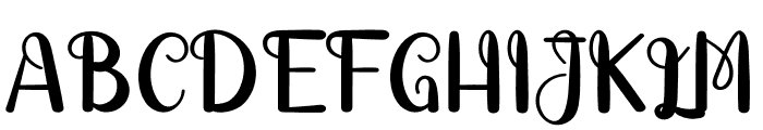 Oval Font UPPERCASE