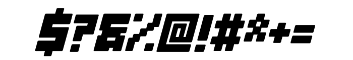 Over Pixel Italic Font OTHER CHARS