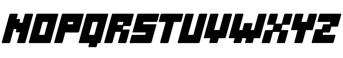 Over Pixel Italic Font UPPERCASE