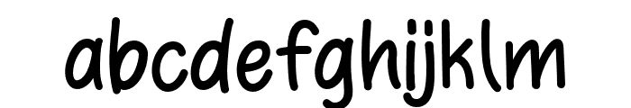 OverTimeRegular Font LOWERCASE