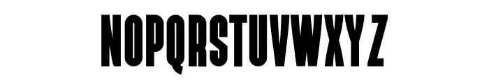 Overbold Regular Font LOWERCASE