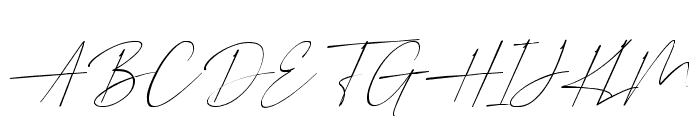 Overtime Italic Font UPPERCASE