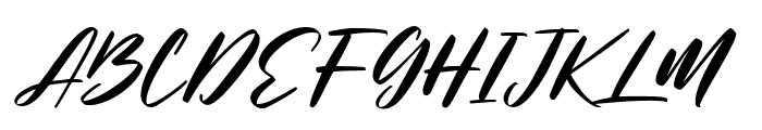 Overtis Signature Font UPPERCASE