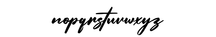 Overtis Signature Font LOWERCASE
