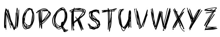 Overwhelmed Regular Font UPPERCASE