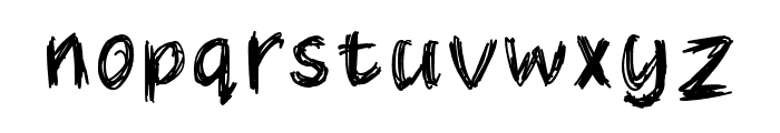 Overwhelmed Regular Font LOWERCASE