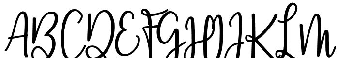 Own Friday Calligraphy Font UPPERCASE