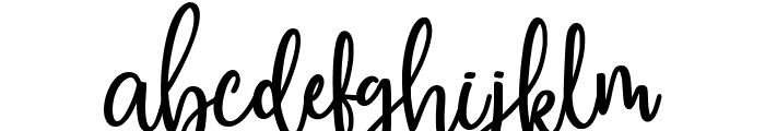 Own Friday Calligraphy Font LOWERCASE