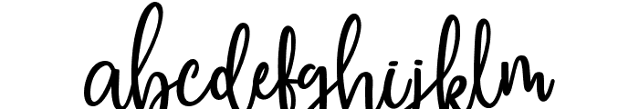 OwnFriday-Calligraphy Font LOWERCASE