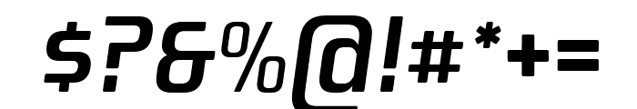 OximaBoldItalic Font OTHER CHARS