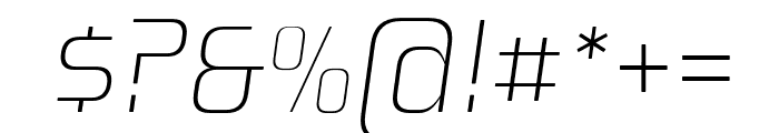 OximaLightitalic Font OTHER CHARS