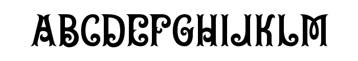 Oxyburn-Regular Font LOWERCASE