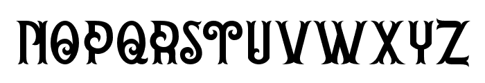 Oxyburn-Regular Font LOWERCASE